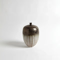 GLOBAL VIEWS REACTIVE BRONZE STRIPE VESSEL - Decorative Accents