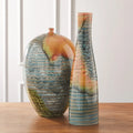 GLOBAL VIEWS WATERCOLOR RINGED VESSEL - Decorative Accents