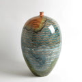 GLOBAL VIEWS WATERCOLOR RINGED VESSEL - Decorative Accents