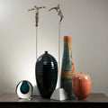 GLOBAL VIEWS WATERCOLOR RINGED VASE - Decorative Accents