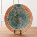 GLOBAL VIEWS WATERCOLOR RINGED CHARGER - Decorative Accents