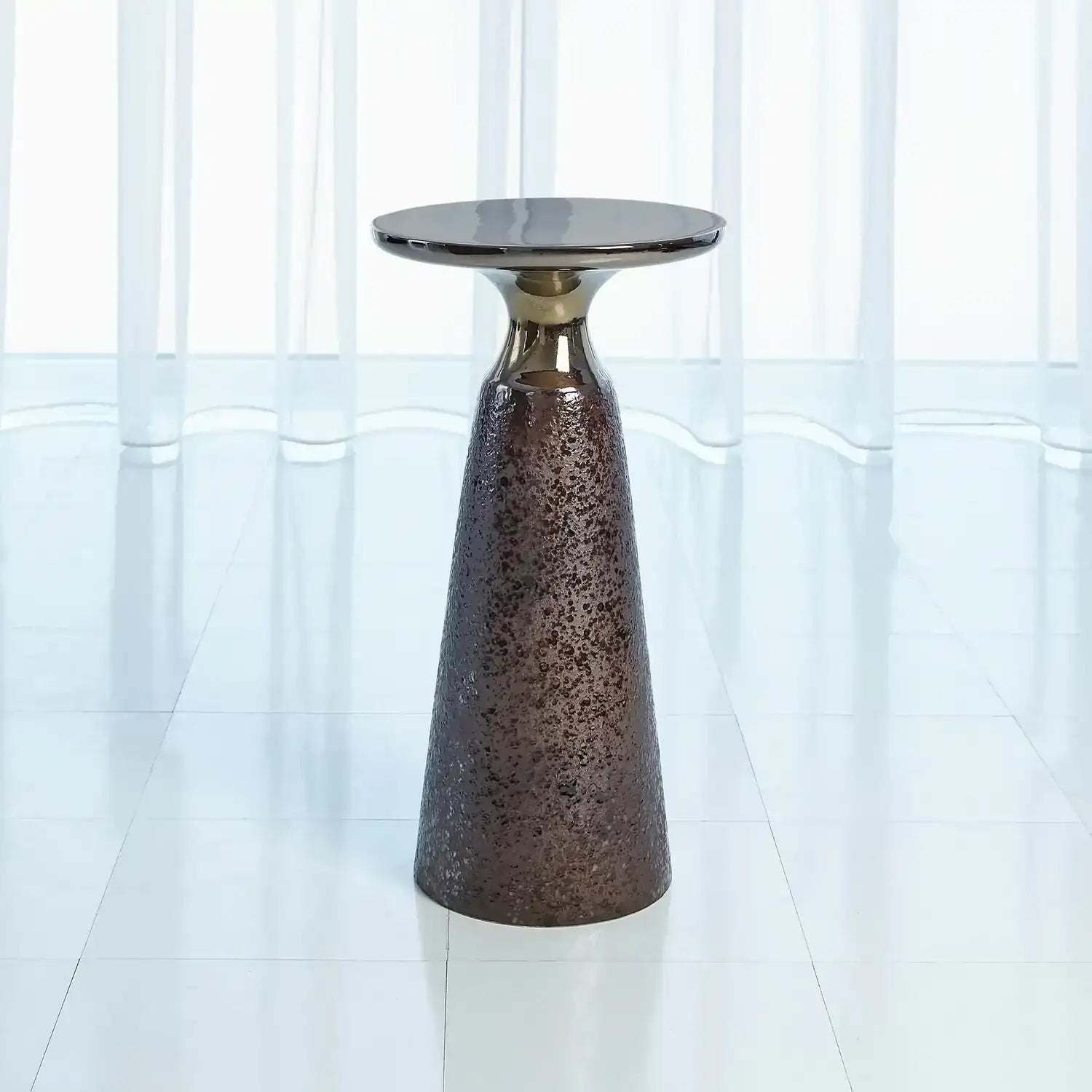 GLOBAL VIEWS METEOR TAPER TABLE - Side