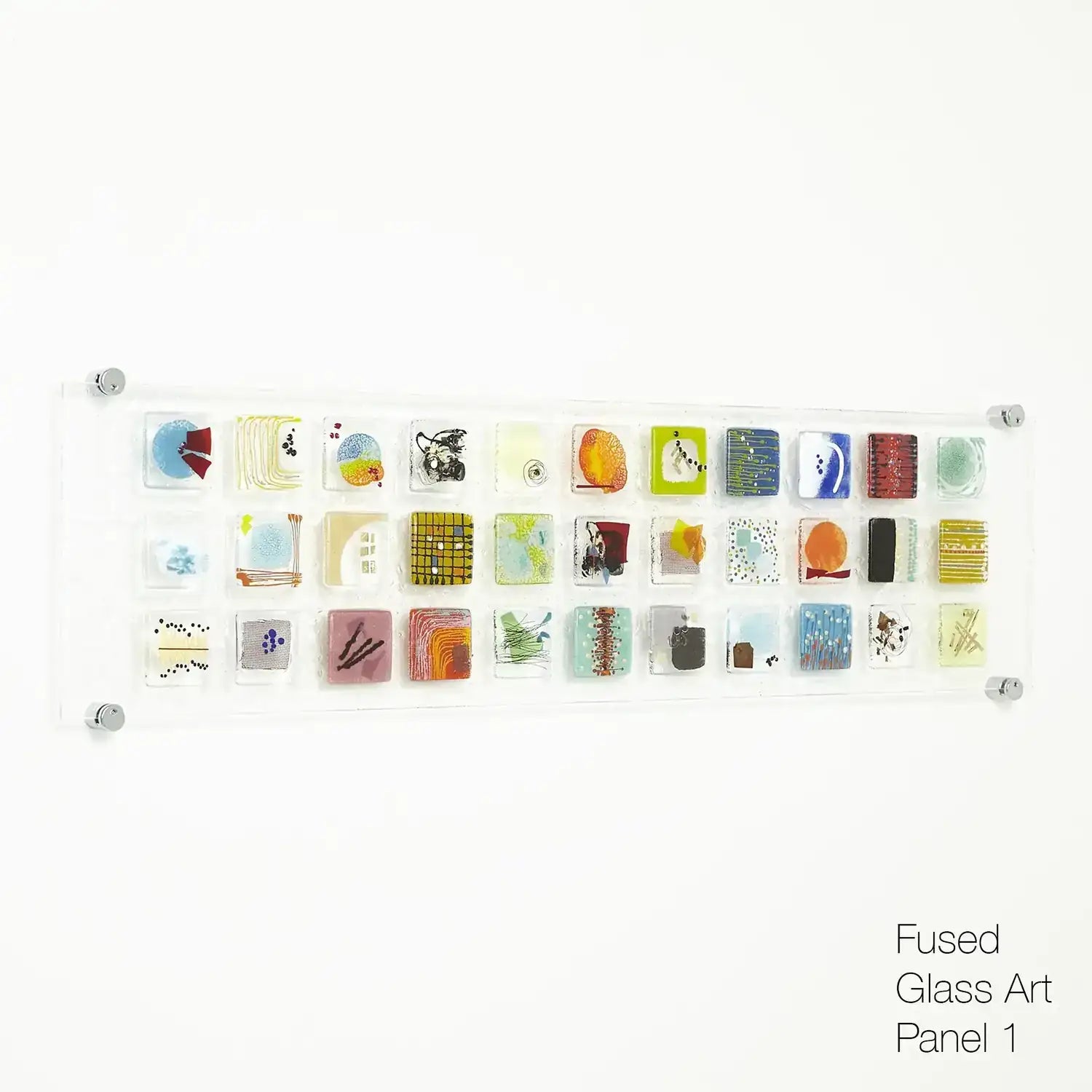 GLOBAL VIEWS FUSED GLASS ART PANEL 1 - Art