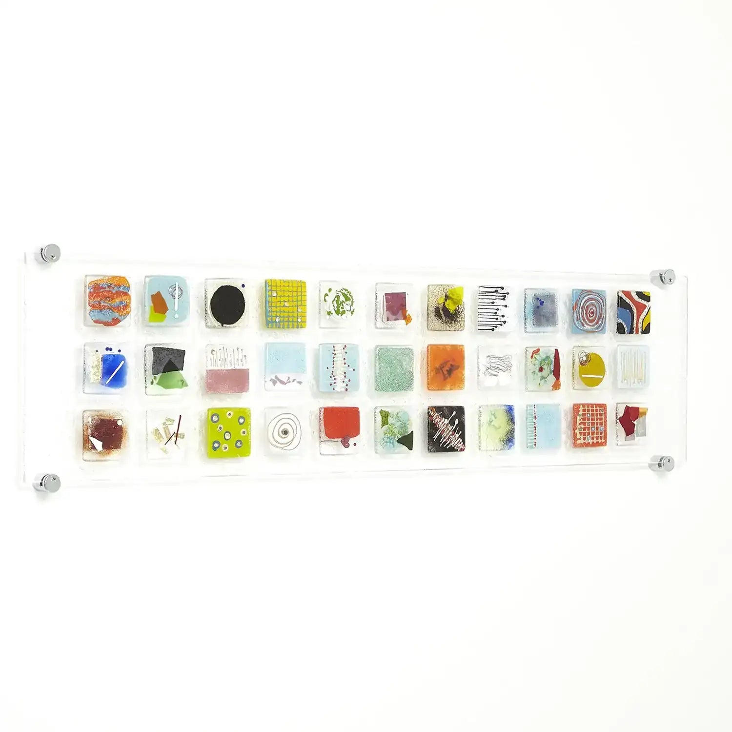 GLOBAL VIEWS FUSED GLASS ART PANEL 2 - Art