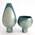 GLOBAL VIEWS TWO TONE POD VASE - Decorative Accents