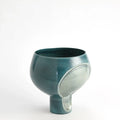 GLOBAL VIEWS TWO TONE POD VASE - Decorative Accents