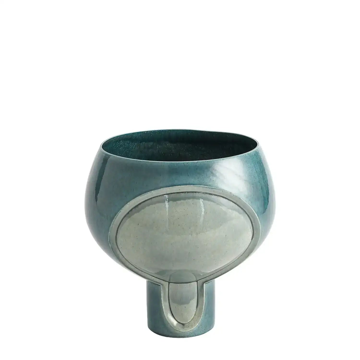 GLOBAL VIEWS TWO TONE POD VASE - Decorative Accents