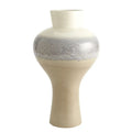 GLOBAL VIEWS CREAM RISES SWELL VASE - Decorative Accents
