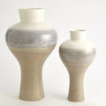 GLOBAL VIEWS CREAM RISES SWELL VASE - Decorative Accents