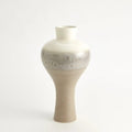 GLOBAL VIEWS CREAM RISES SWELL VASE - Decorative Accents