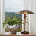 GLOBAL VIEWS CREAM RISES DENTED BOWL - Decorative Accents