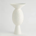 GLOBAL VIEWS WIDE CHISELED ORB VASE - Decorative Accents