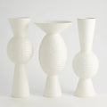 GLOBAL VIEWS WIDE CHISELED ORB VASE - Decorative Accents