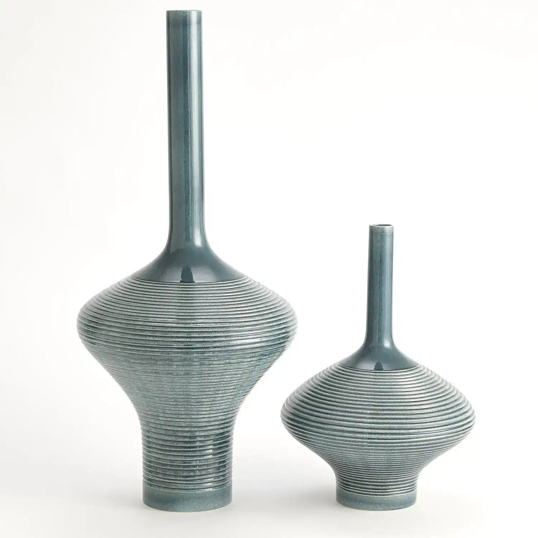 GLOBAL VIEWS RIDGED BOTTLE - Decorative Accents