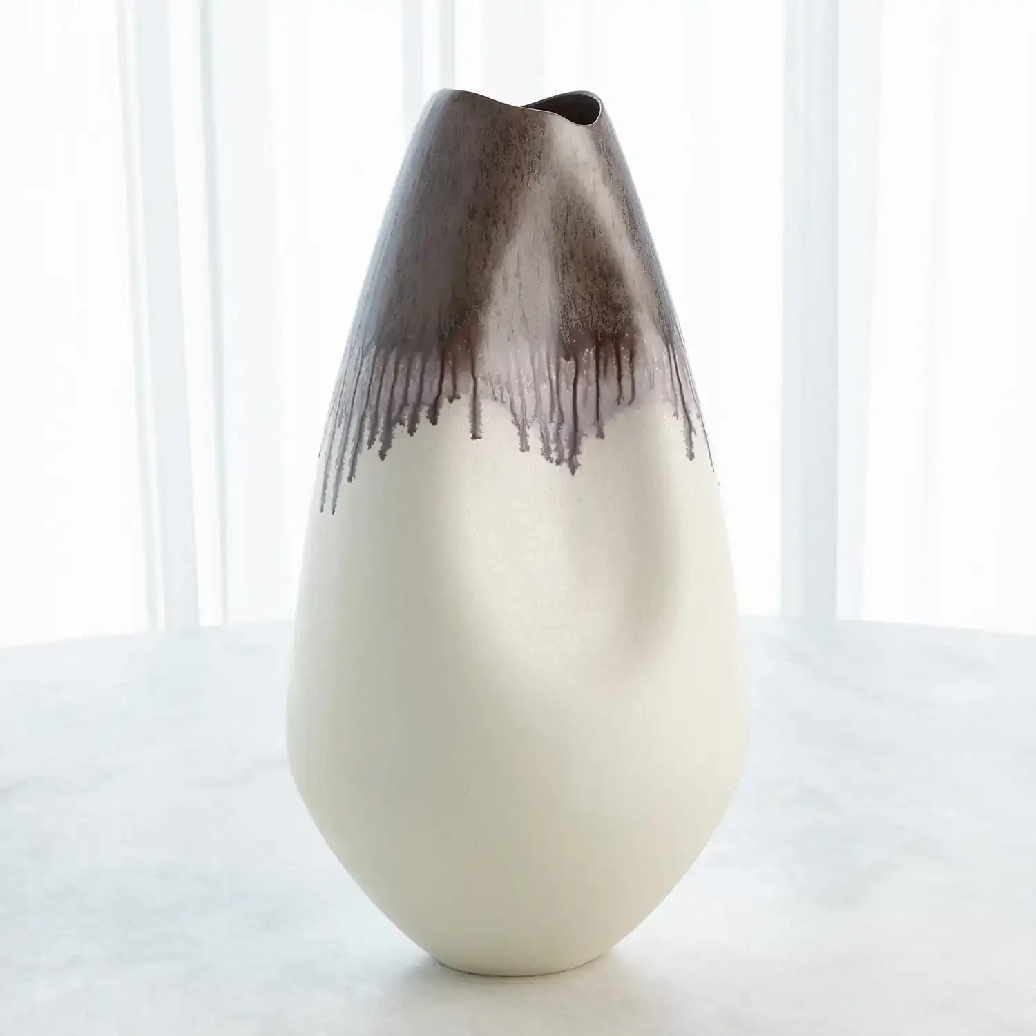 GLOBAL VIEWS DENTED VASE - Decorative Accents