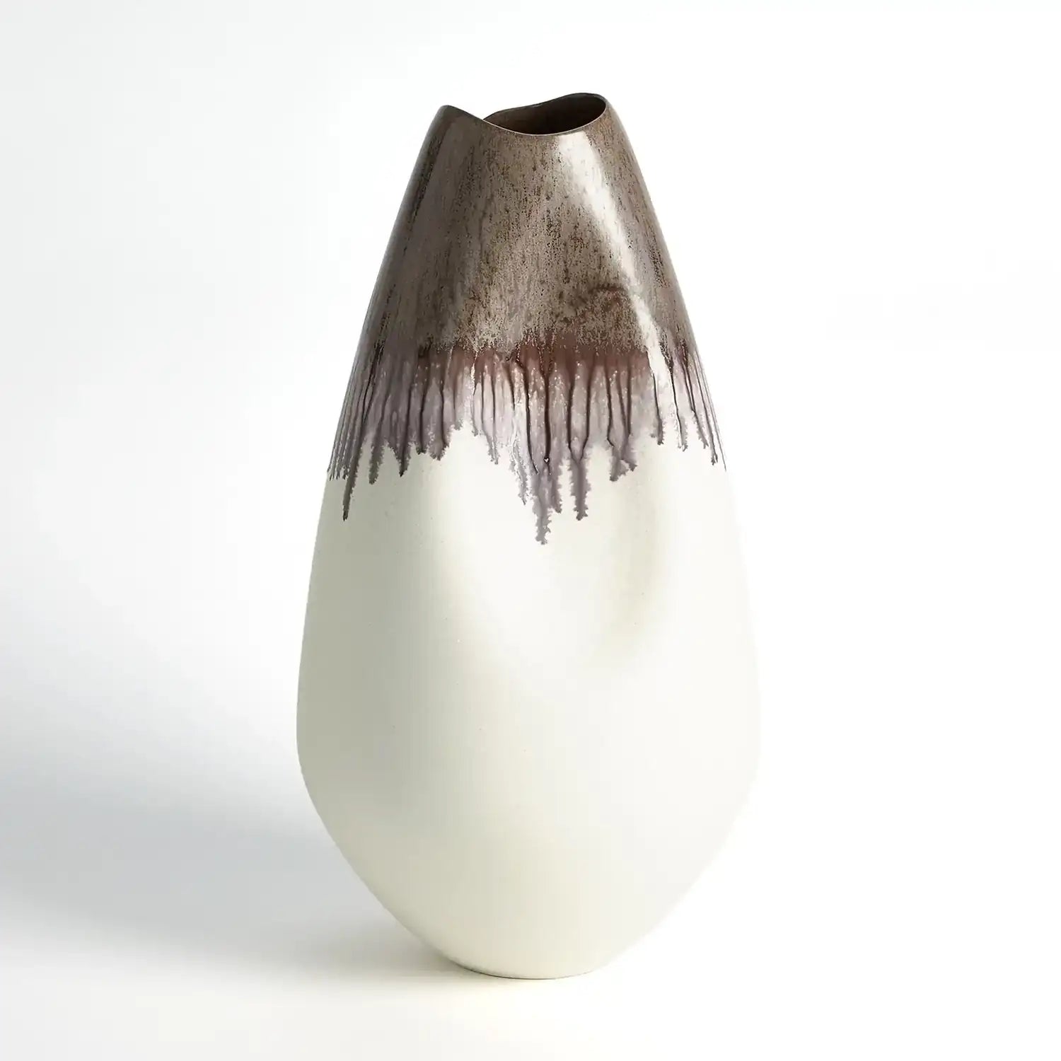 GLOBAL VIEWS DENTED VASE - Decorative Accents