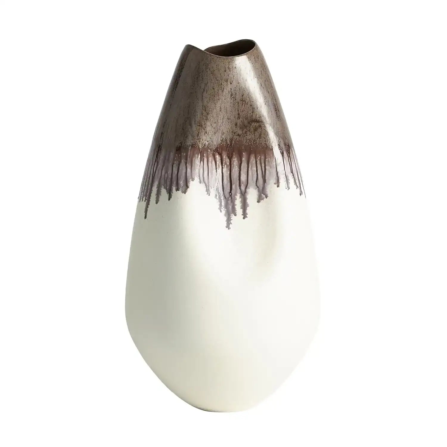 GLOBAL VIEWS DENTED VASE - Decorative Accents