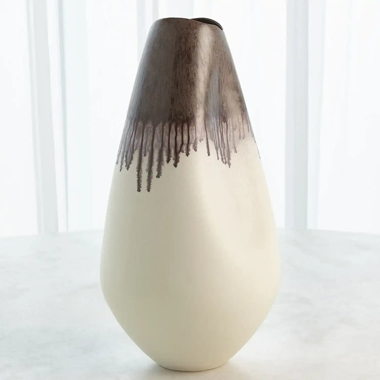 GLOBAL VIEWS DENTED VASE - Decorative Accents
