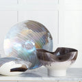GLOBAL VIEWS DENTED BOWL - Decorative Accents