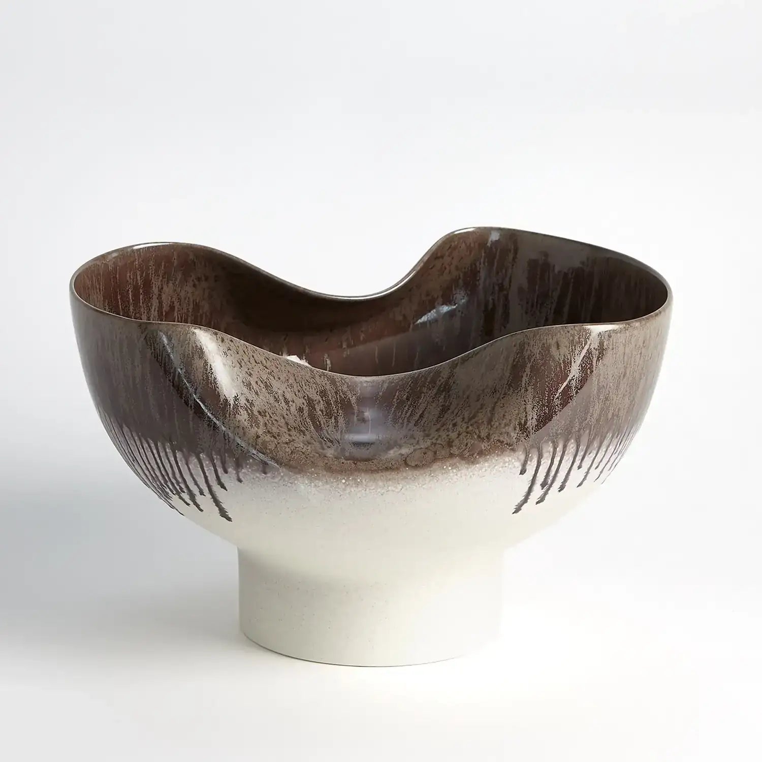 GLOBAL VIEWS DENTED BOWL - Decorative Accents