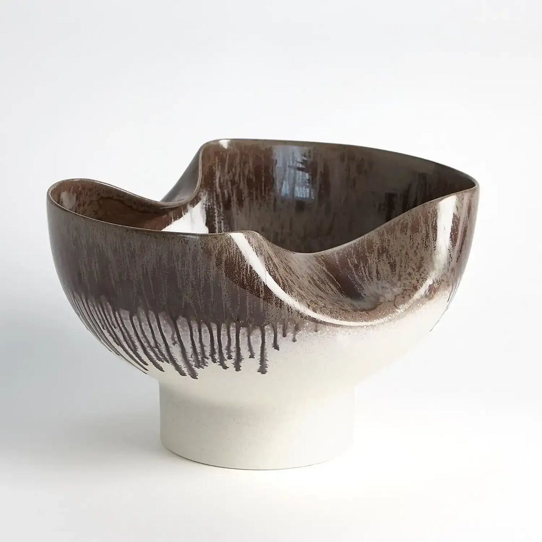 GLOBAL VIEWS DENTED BOWL - Decorative Accents