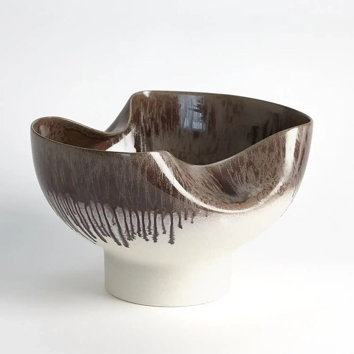 GLOBAL VIEWS DENTED BOWL - Decorative Accents
