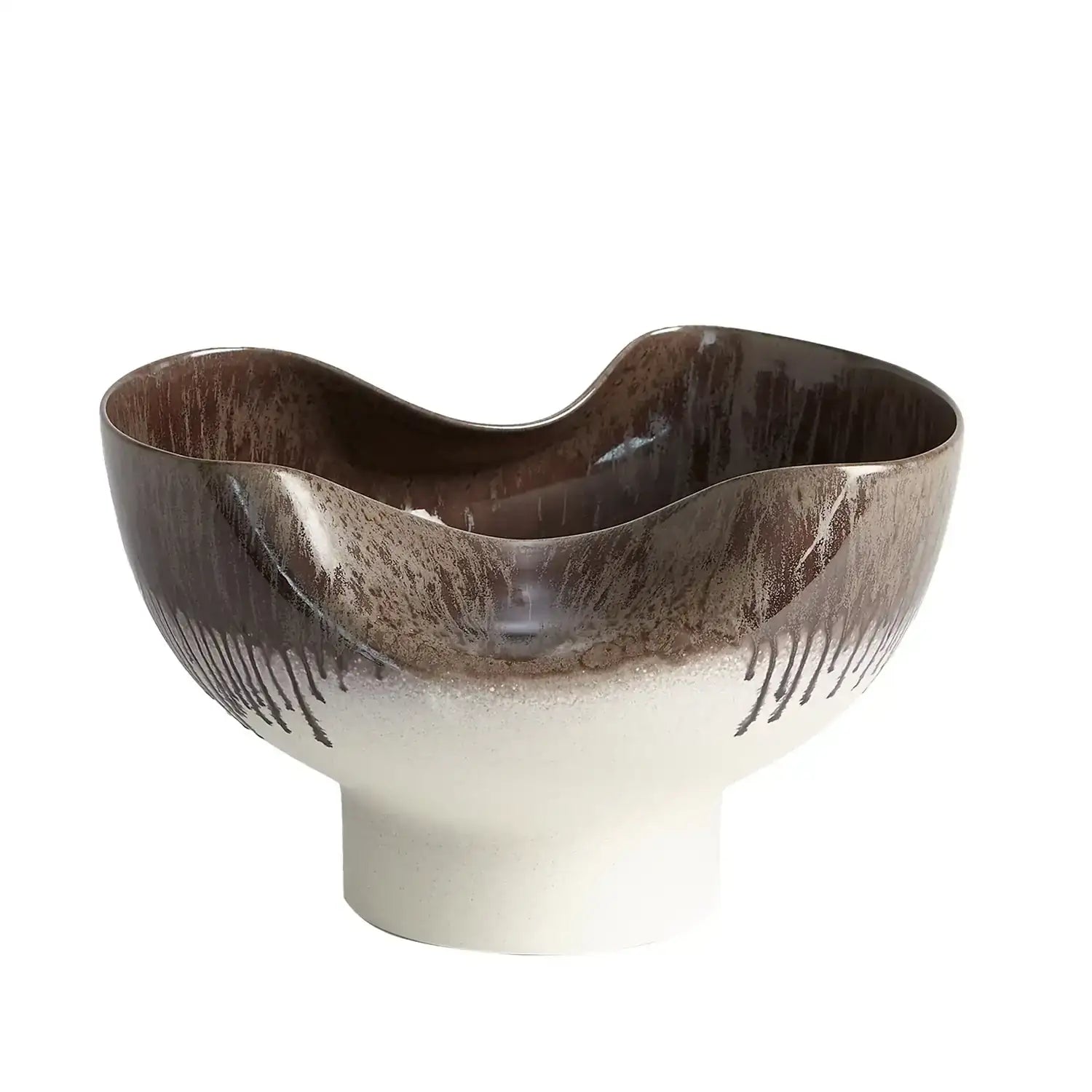 GLOBAL VIEWS DENTED BOWL - Decorative Accents