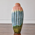 GLOBAL VIEWS FLUTED JAR W/LID - Decorative Accents
