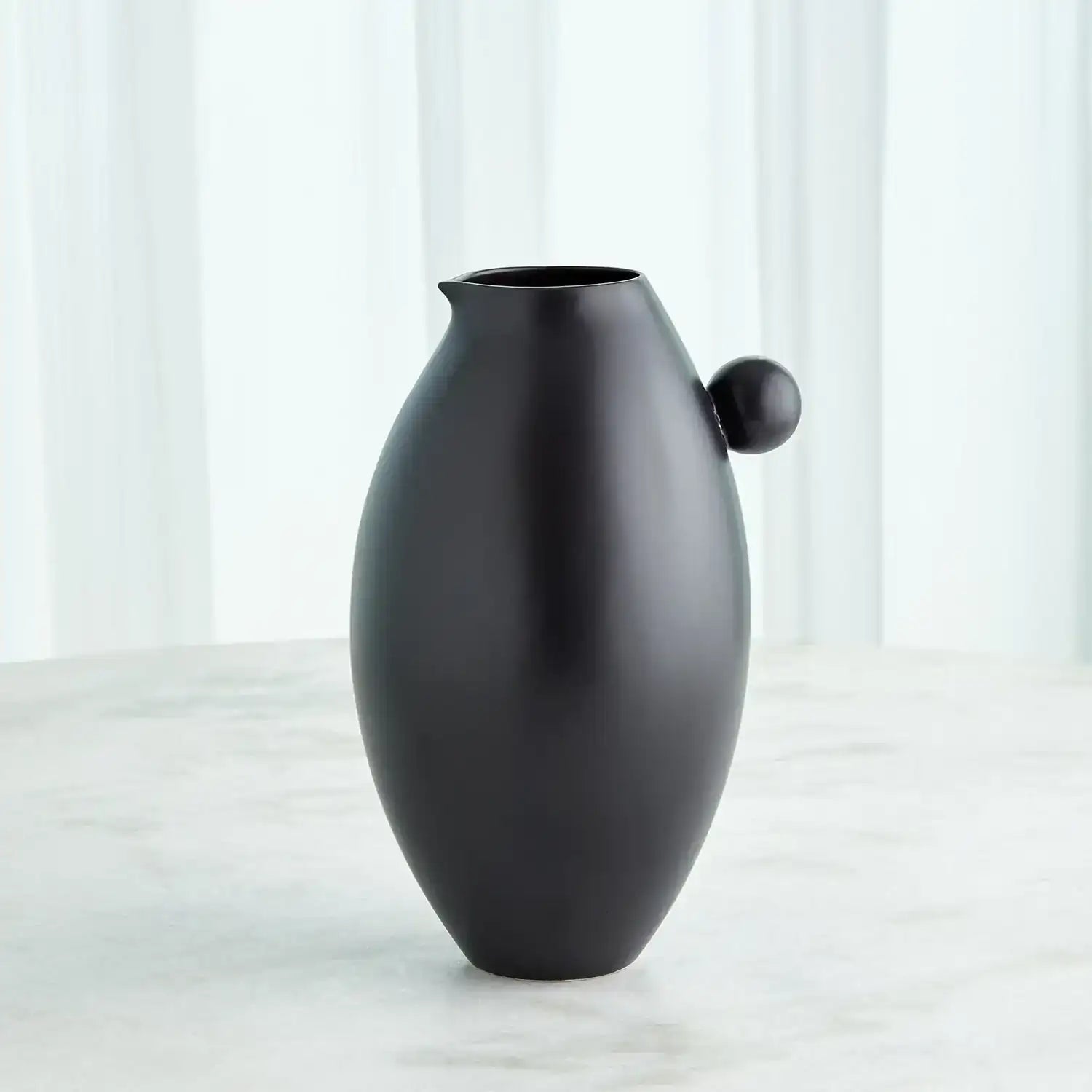 GLOBAL VIEWS BALL HANDLED PITCHER - Decorative Accents