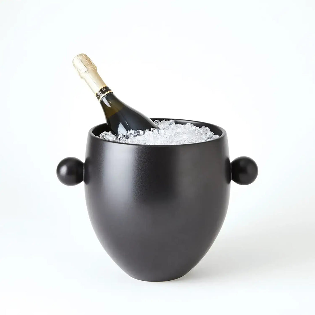 GLOBAL VIEWS BALL HANDLED ICE BUCKET - Decorative Accents