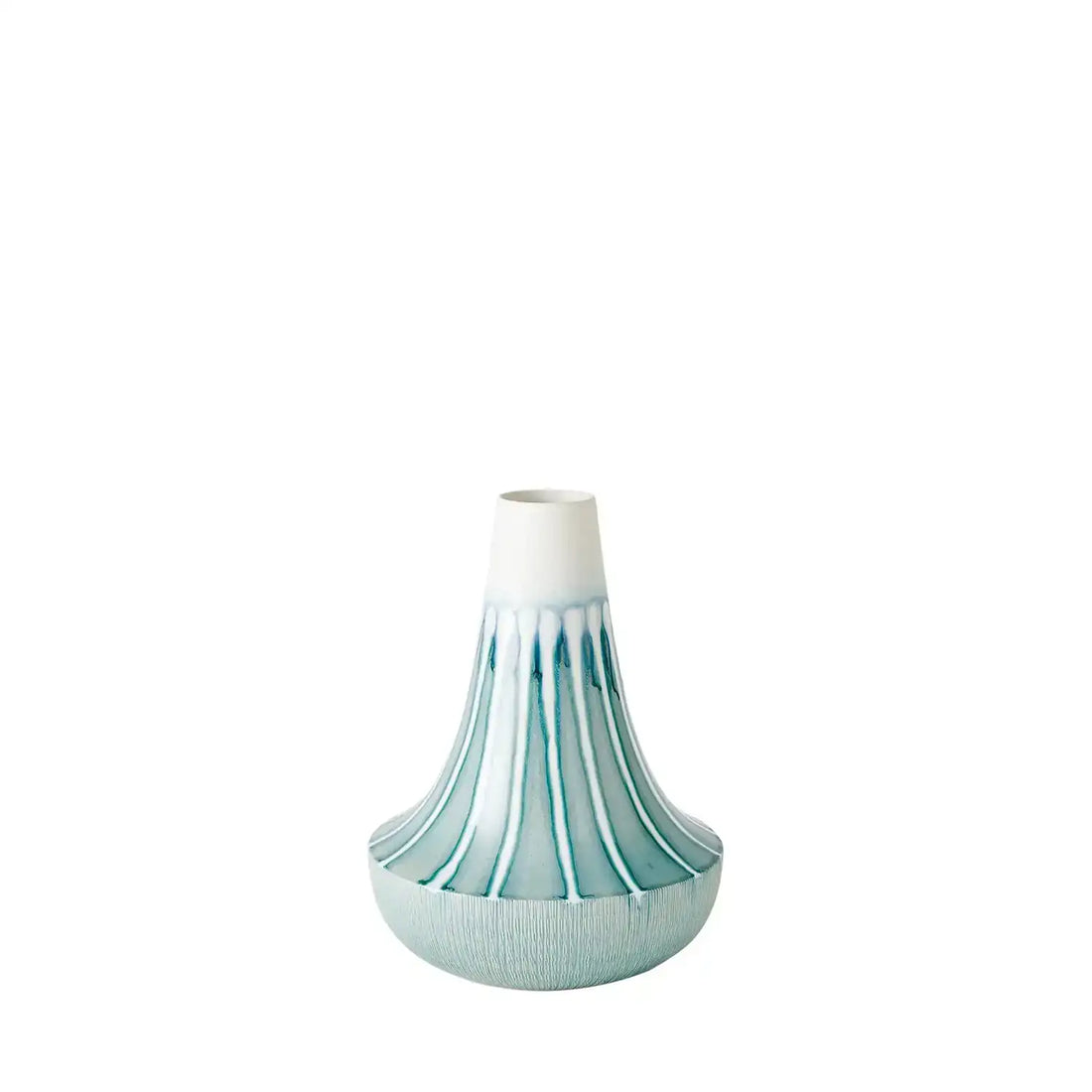 GLOBAL VIEWS STRIPED FLAIR VASE - Decorative Accents