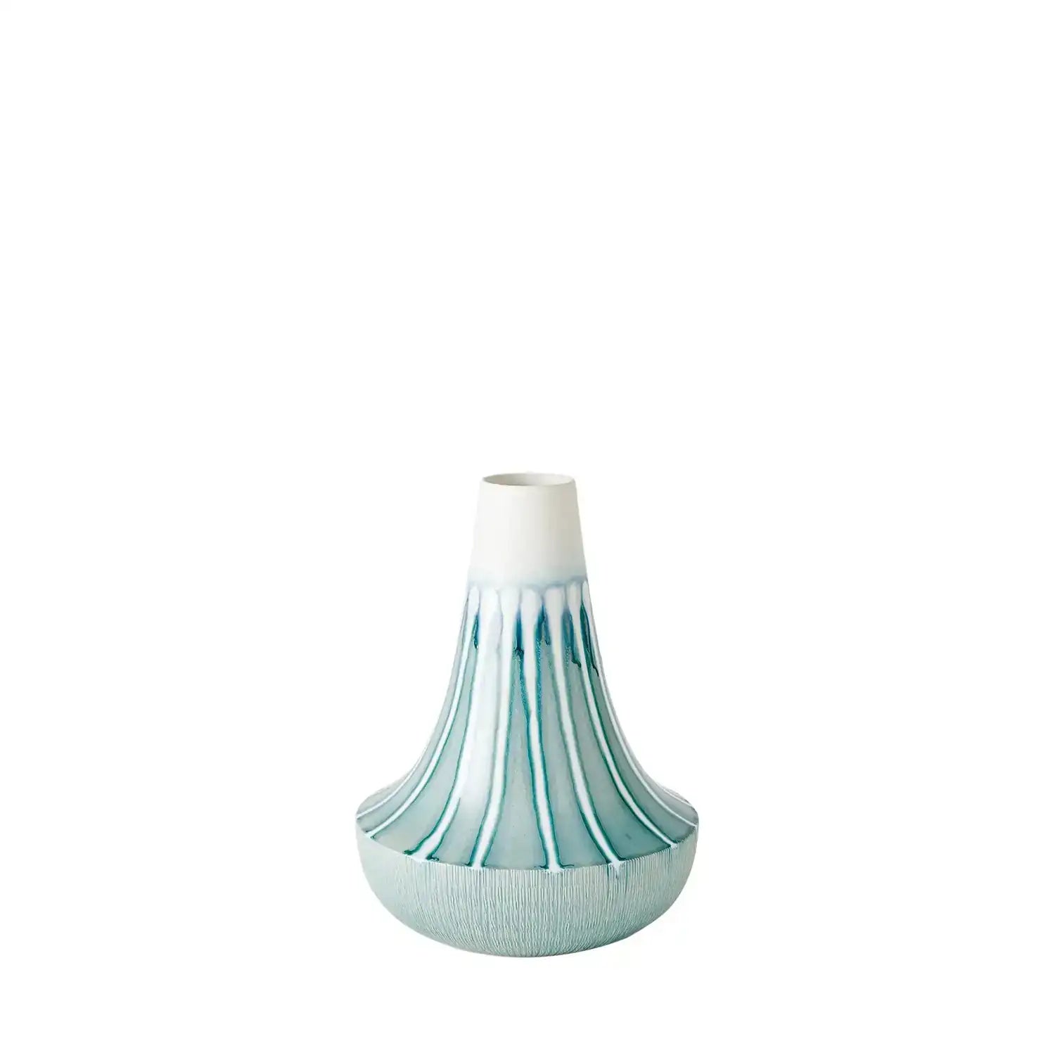 GLOBAL VIEWS STRIPED FLAIR VASE - Decorative Accents