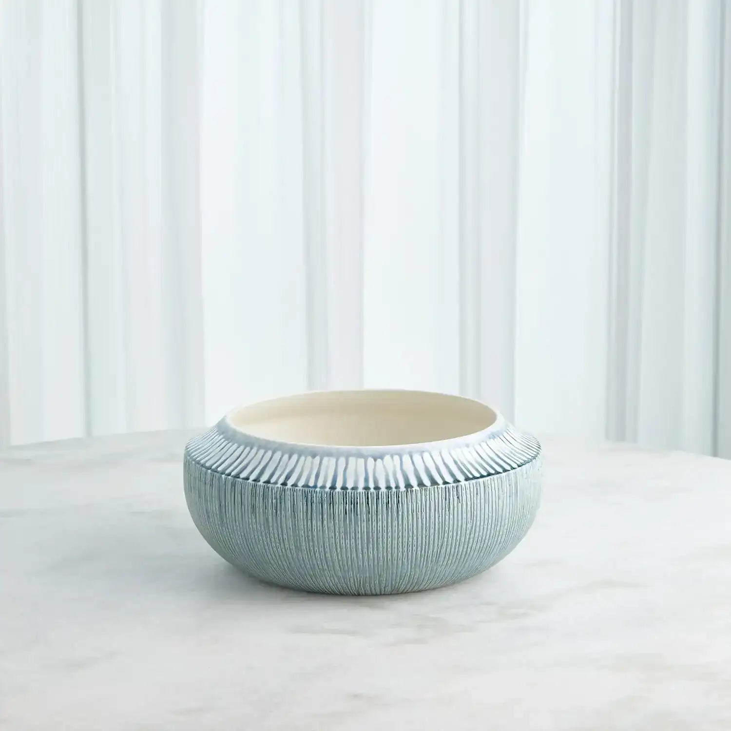 GLOBAL VIEWS STRIPED FLAIR BOWL - Decorative Accents