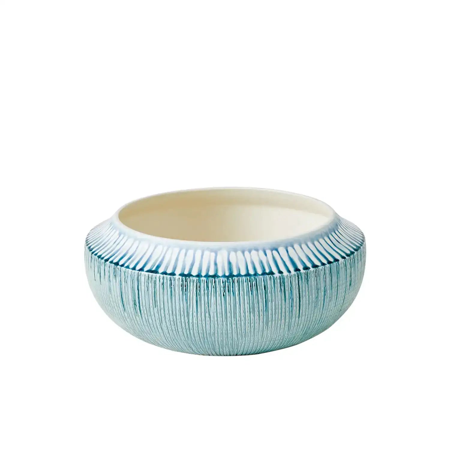 GLOBAL VIEWS STRIPED FLAIR BOWL - Decorative Accents