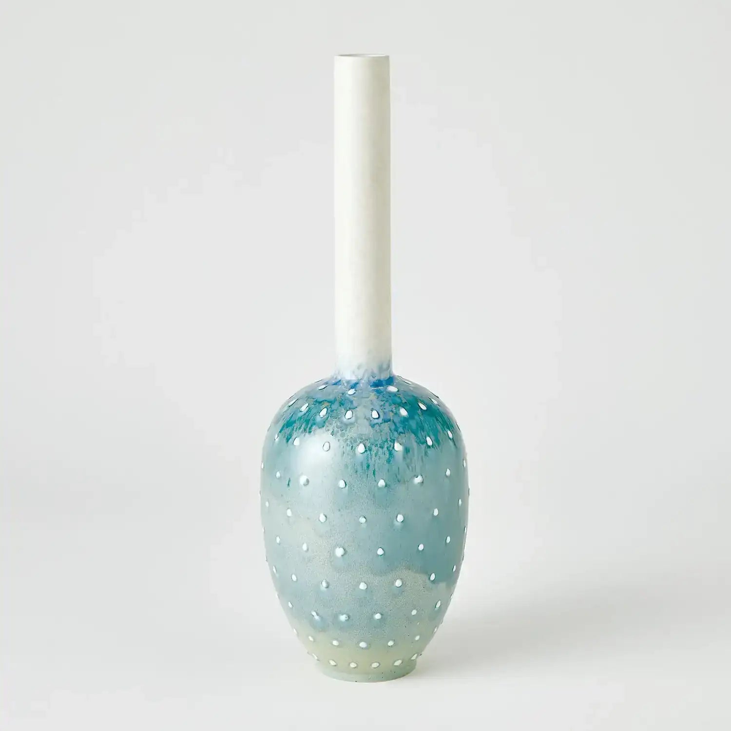 GLOBAL VIEWS SPOTTED VASE - Decorative Accents