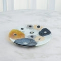GLOBAL VIEWS FUSED FLORAL CHARGER - Art
