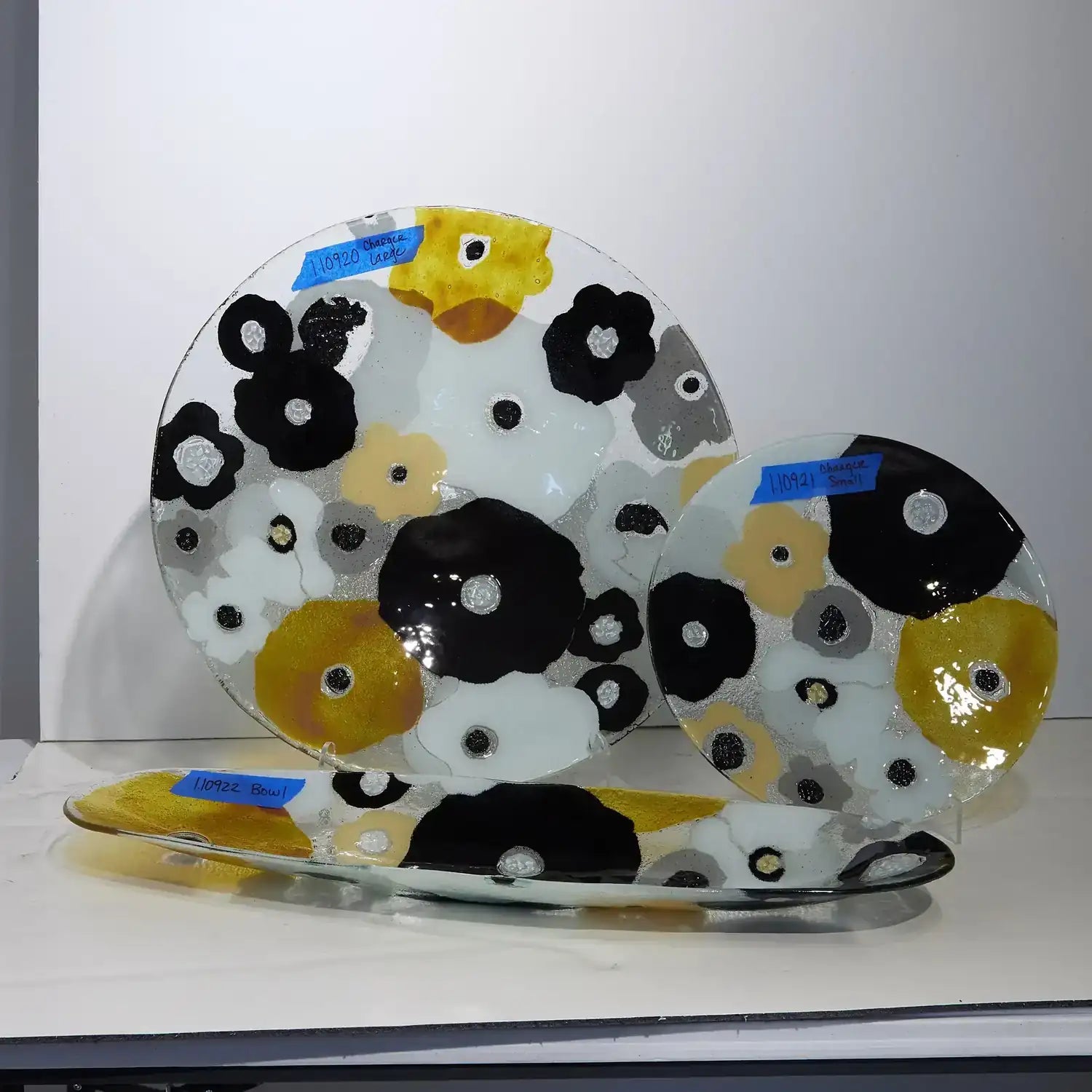 GLOBAL VIEWS FUSED FLORAL BOAT BOWL - Art