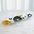 GLOBAL VIEWS FUSED FLORAL BOAT BOWL - Art