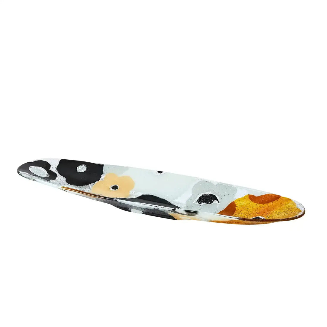 GLOBAL VIEWS FUSED FLORAL BOAT BOWL - Art