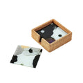 GLOBAL VIEWS FUSED FLORAL COASTER SET - Art