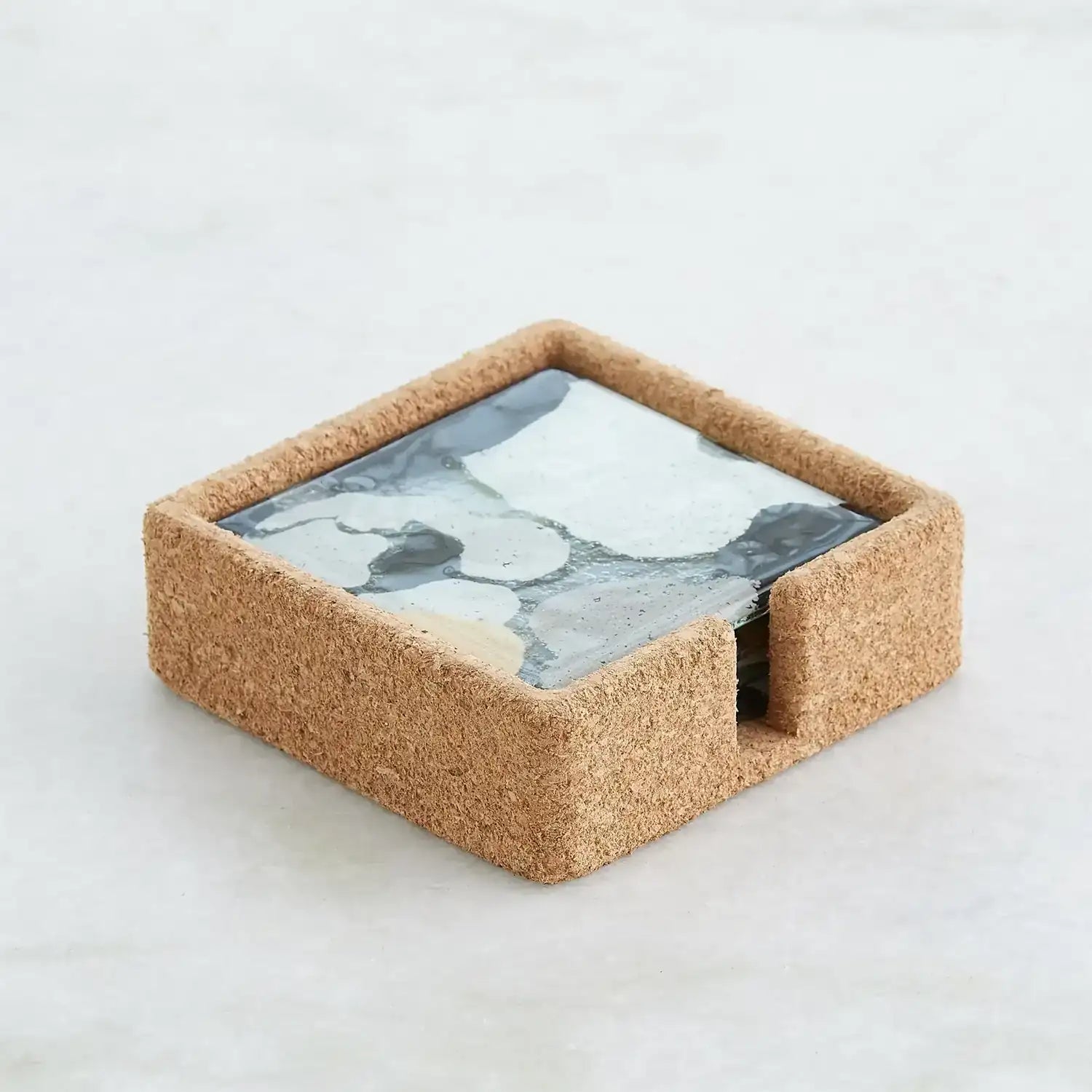 GLOBAL VIEWS FUSED FLORAL COASTER SET - Art