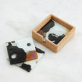 GLOBAL VIEWS FUSED FLORAL COASTER SET - Art