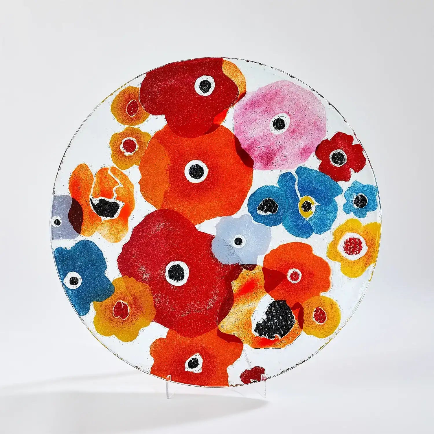 GLOBAL VIEWS FUSED FLORAL CHARGER - Art
