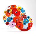 GLOBAL VIEWS FUSED FLORAL CHARGER - Art