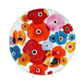 GLOBAL VIEWS FUSED FLORAL CHARGER - Art