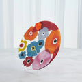 GLOBAL VIEWS FUSED FLORAL CHARGER - Art