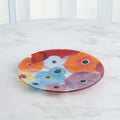 GLOBAL VIEWS FUSED FLORAL CHARGER - Art