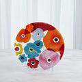 GLOBAL VIEWS FUSED FLORAL CHARGER - Art