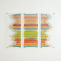 GLOBAL VIEWS STICKS FUSED GLASS WALL ART - Art