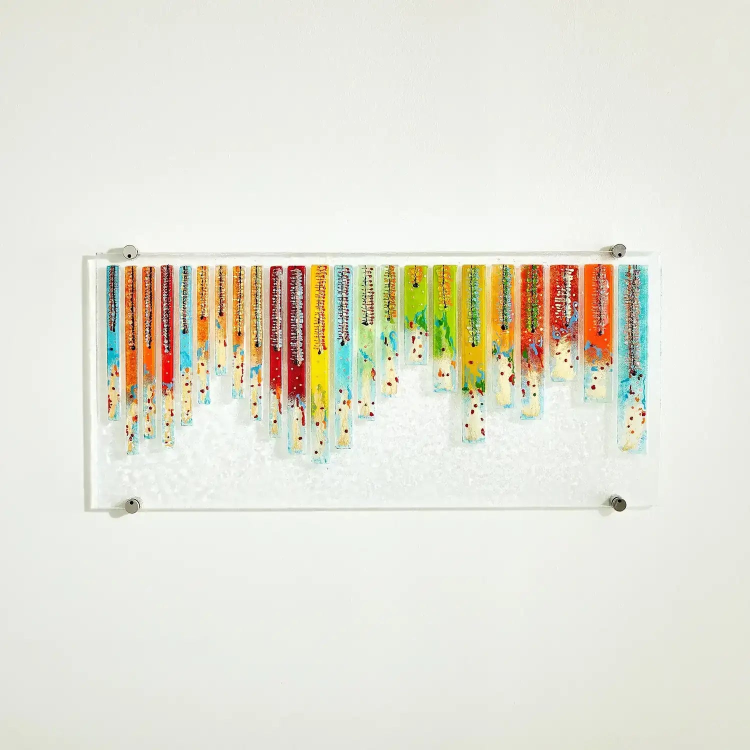 GLOBAL VIEWS STICKS FUSED GLASS WALL ART - Art